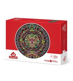 Puzzle Redondo Art Puzzle Piedra Solar Azteca 570 Piezas