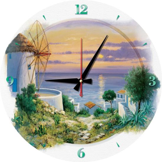 Puzzle Reloj Art Puzzle Atardecer en el Egeo 570 Piezas