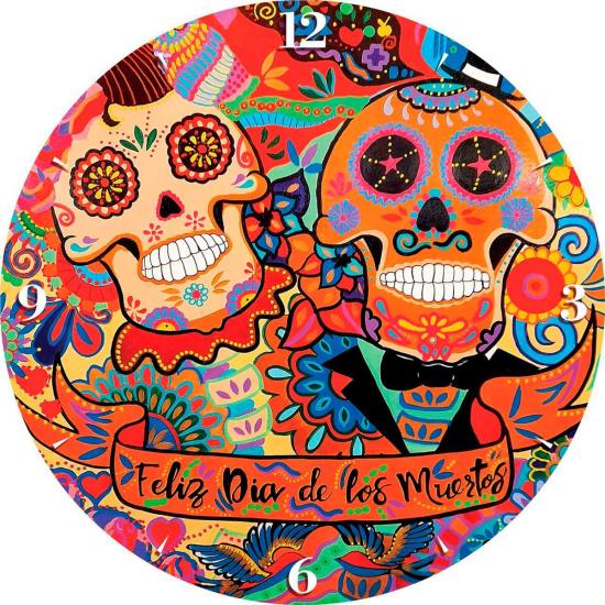 Puzzle Reloj Art Puzzle Feliz Día de Muertos de 570 Piezas Puzzle Reloj Art Puzzle Feliz Día de Muertos de 570 Piezas