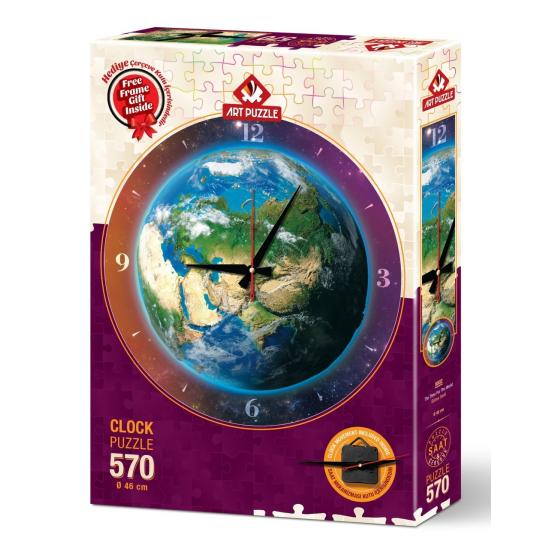 Puzzle Reloj Art Puzzle La Hora en el Mundo 570 Piezas Puzzle Reloj Art Puzzle La Hora en el Mundo 570 Piezas