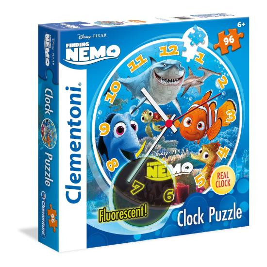 Puzzle Reloj Clementoni Buscando a Nemo de 96 Piezas