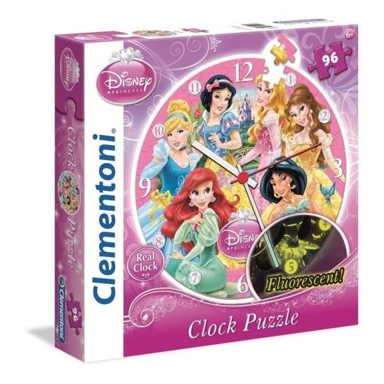 Puzzle Reloj Clementoni Princesas Disney de 96 Piezas