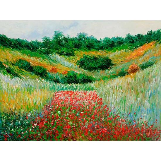 Puzzle Ricordi Campo de Amapolas Cerca de Giverny de 2000 Pieza