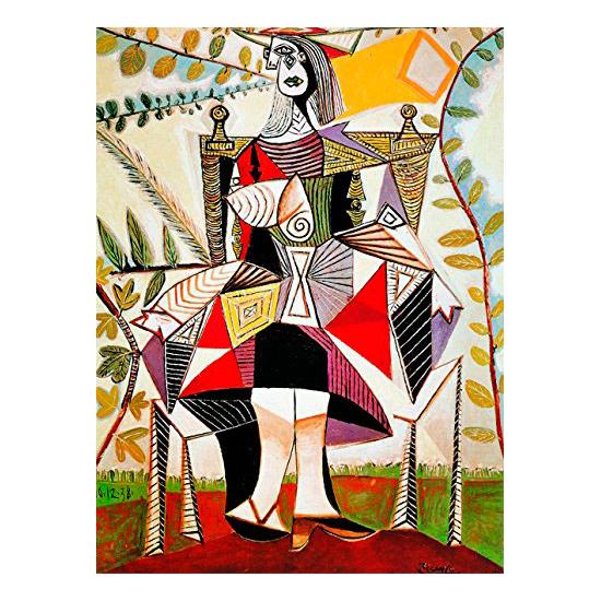 Puzzle Ricordi Mujer en el Jardín de 1000 Piezas