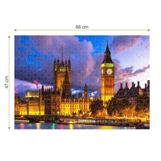 Puzzle Roovi Big Ben, Londres, Reino Unido de 1000 Piezas Puzzle Roovi Big Ben, Londres, Reino Unido de 1000 Piezas