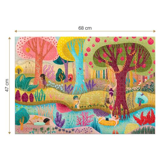 Puzzle Roovi Bosque Mágico, Verano de 1000 Piezas Puzzle Roovi Bosque Mágico, Verano de 1000 Piezas