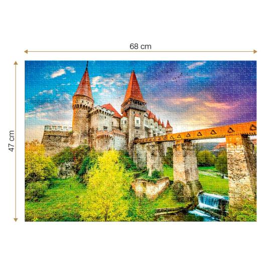 Puzzle Roovi Castillo de Corvin de 1000 Piezas