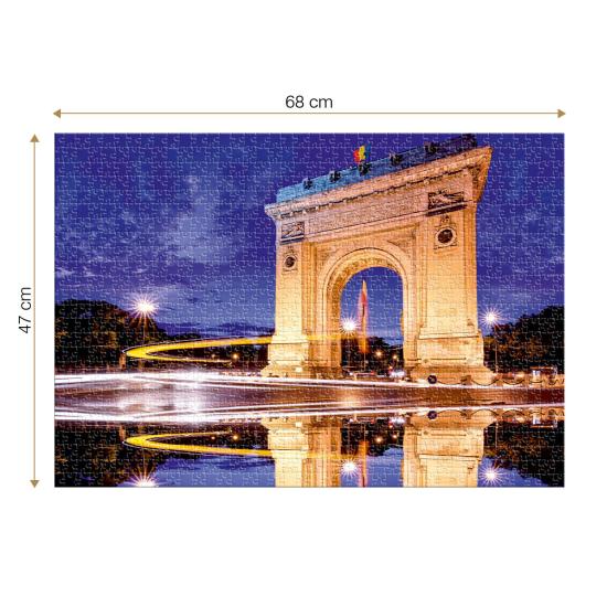 Puzzle Roovi El Arco del Triunfo Bucarest de 1000 Piezas Puzzle Roovi El Arco del Triunfo Bucarest de 1000 Piezas