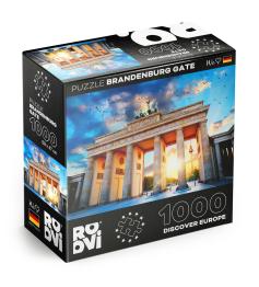 Puzzle Roovi Puerta de Brandenburgo, Berlín de 1000 Piezas