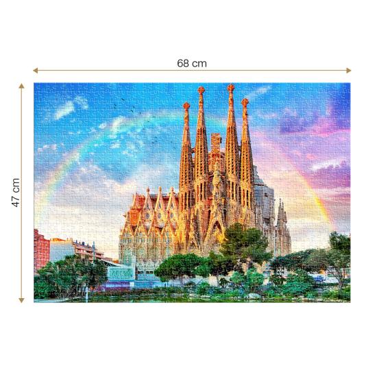 Puzzle Roovi Sagrada Familia, Barcelona de 1000 Piezas Puzzle Roovi Sagrada Familia, Barcelona de 1000 Piezas