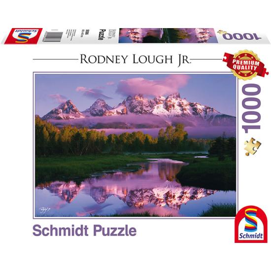 Puzzle Schmidt  Amanecer en las Montañas Nevadas de 1000 Pieza