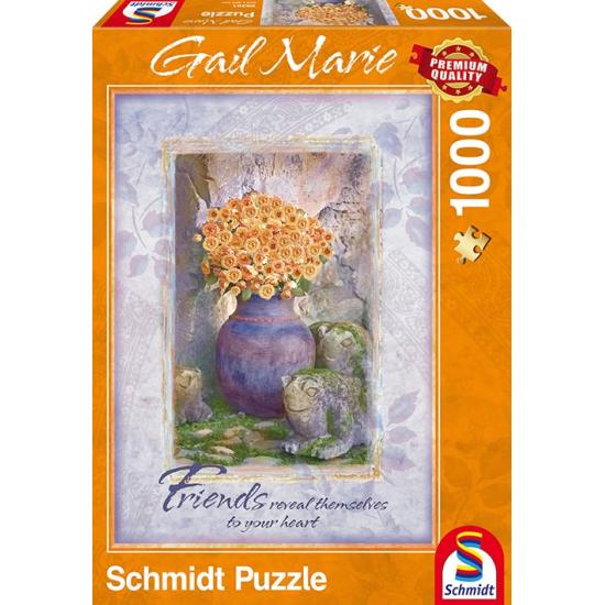 Puzzle Schmidt Amigos, Gail Marie de 1000 Piezas