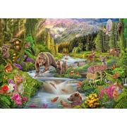 Puzzle Schmidt Animales del Bosque de 1000 Piezas