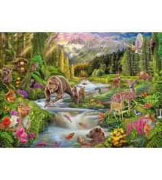 Puzzle Schmidt Animales del Bosque de 1000 Piezas