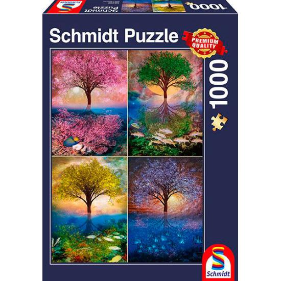 Puzzle Schmidt Árbol Mágico en el Lago de 1000 Piezas Puzzle Schmidt Árbol Mágico en el Lago de 1000 Piezas