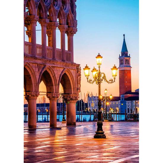 Puzzle Schmidt Atardecer en la Piazzetta, Venecia de 500 Piezas Puzzle Schmidt Atardecer en la Piazzetta, Venecia de 500 Piezas