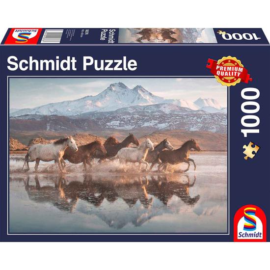 Puzzle Schmidt  Caballos en la Capadocia de 1000 Piezas