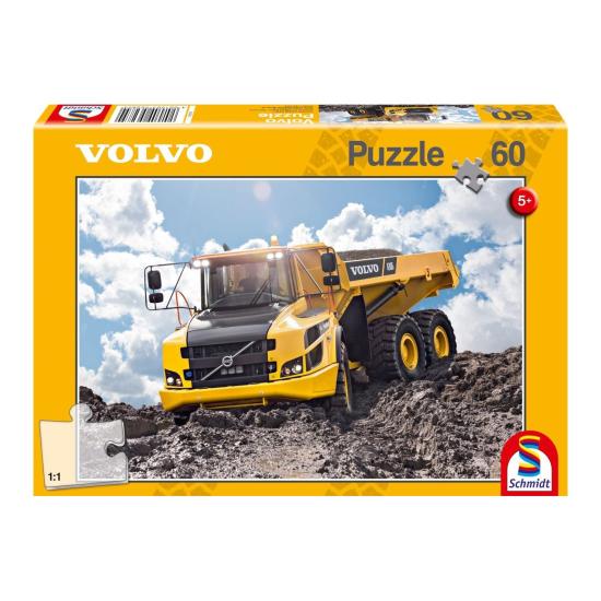 Puzzle Schmidt Camión Volvo A30G de 60 Piezas