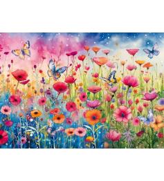 Puzzle Schmidt Campo De Amapolas de 1000 Piezas