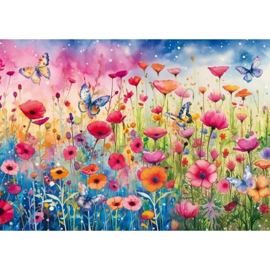 Puzzle Schmidt Campo De Amapolas de 1000 Piezas