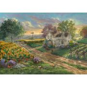 Puzzle Schmidt Campos de Girasoles de 1000 Piezas