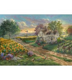 Puzzle Schmidt Campos de Girasoles de 1000 Piezas