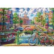 Puzzle Schmidt Canal De Ámsterdam de 1000 Pzs