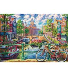 Puzzle Schmidt Canal De Ámsterdam de 1000 Pzs