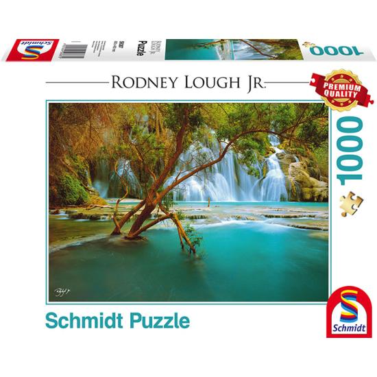 Puzzle Schmidt Catarátas en el Lago de 1000 Piezas