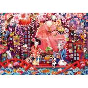 Puzzle Schmidt Ceremonia Del Té Japonesa de 500 Piezas