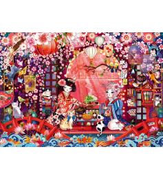 Puzzle Schmidt Ceremonia Del Té Japonesa de 500 Piezas