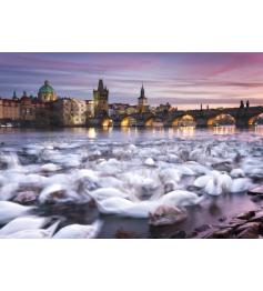 Puzzle Schmidt Cisnes de Praga de 1000 Piezas