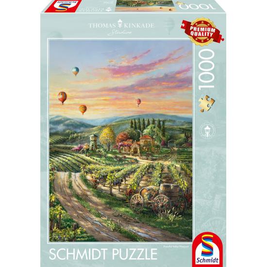 Puzzle Schmidt Viñedo del Valle Tranquilo de 1000 Piezas