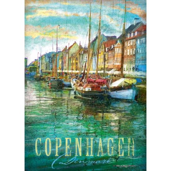Puzzle Schmidt Copenhague, Dinamarca de 1000 Piezas