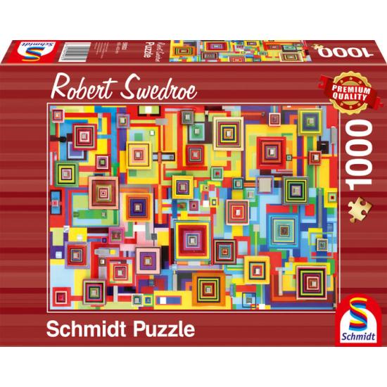 Puzzle Schmidt Cyber Intervention Rojo de 1000 Piezas