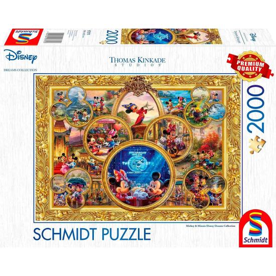 Puzzle Schmidt Disney Collage de Sueños de 2000 Piezas