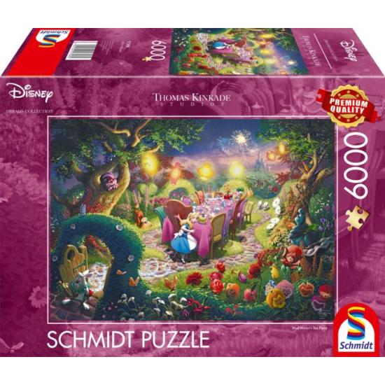 Puzzle Schmidt Disney Fiesta del Té del Sombrerero Loco de 6000