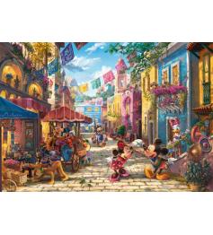 Puzzle Schmidt Disney Mickey y Minnie en México de 6000 Piezas