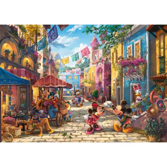 Puzzle Schmidt Disney Mickey y Minnie en México de 6000 Piezas Puzzle Schmidt Disney Mickey y Minnie en México de 6000 Piezas