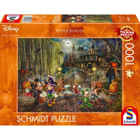 Puzzle Schmidt Diversión de Halloween de Mickey Y Minnie 1000 Pz