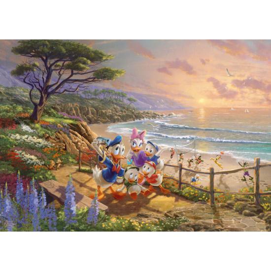 Puzzle Schmidt Donald y Daisy Tarde de Patos de 1000 Pzs