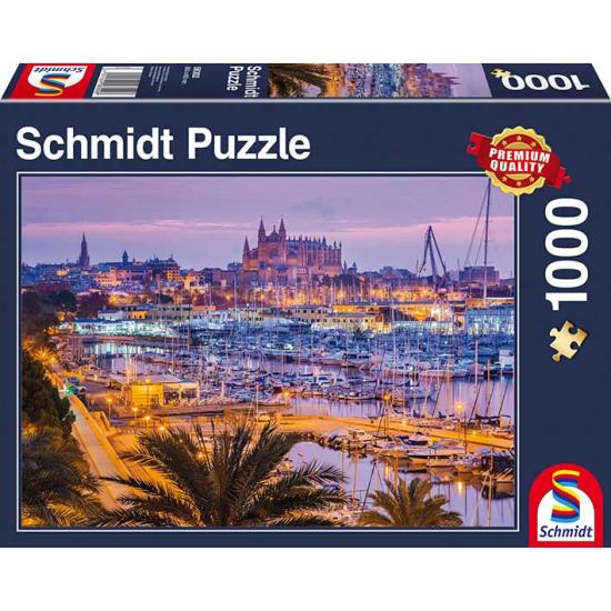 Puzzle Schmidt  El Puerto de Palma de Mallorca de 1000 Piezas