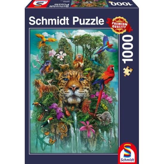Puzzle Schmidt El Rey de la Selva de 1000 Piezas Puzzle Schmidt El Rey de la Selva de 1000 Piezas