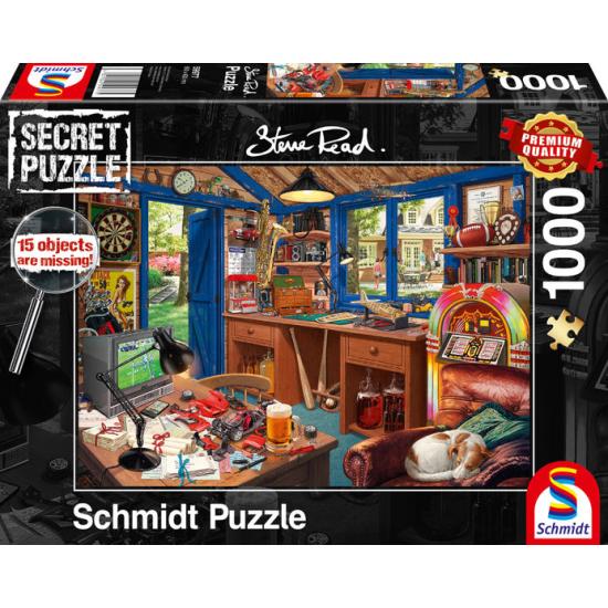 Puzzle Schmidt El Taller de Papá - Secret Puzzles de 1000 Pzs Puzzle Schmidt El Taller de Papá - Secret Puzzles de 1000 Pzs