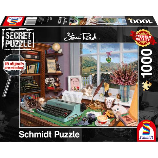 Puzzle Schmidt En el Escritorio - Secret Puzzles de 1000 Pzs Puzzle Schmidt En el Escritorio - Secret Puzzles de 1000 Pzs