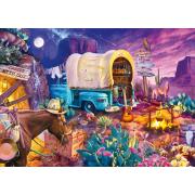Puzzle Schmidt Encantador Campamento Del Viejo Oeste 1000 Pzs