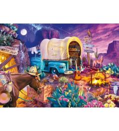 Puzzle Schmidt Encantador Campamento Del Viejo Oeste 1000 Pzs