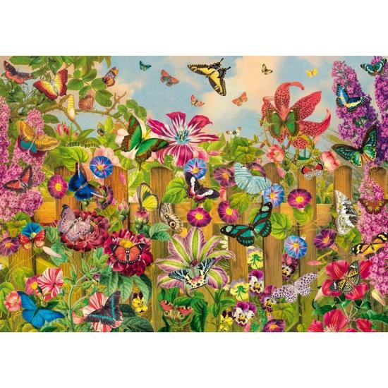 Puzzle Schmidt Encantador Jardín de Mariposas de 2000 Piezas