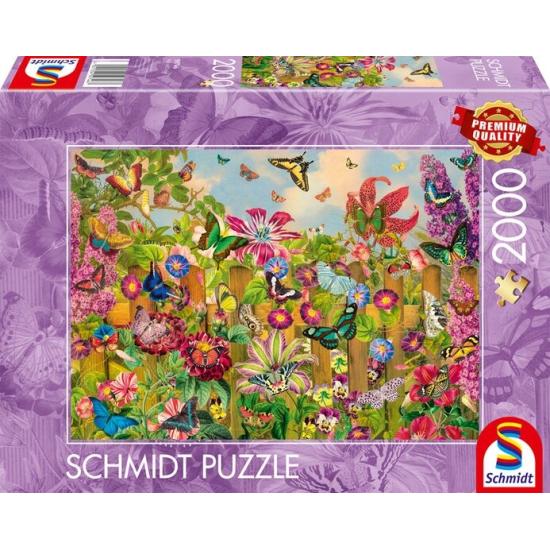 Puzzle Schmidt Encantador Jardín de Mariposas de 2000 Piezas