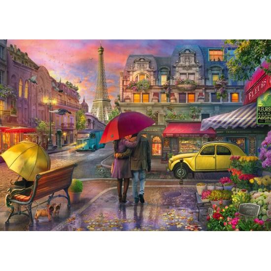 Puzzle Schmidt Encanto Parisino Bajo La Lluvia de 500 Piezas